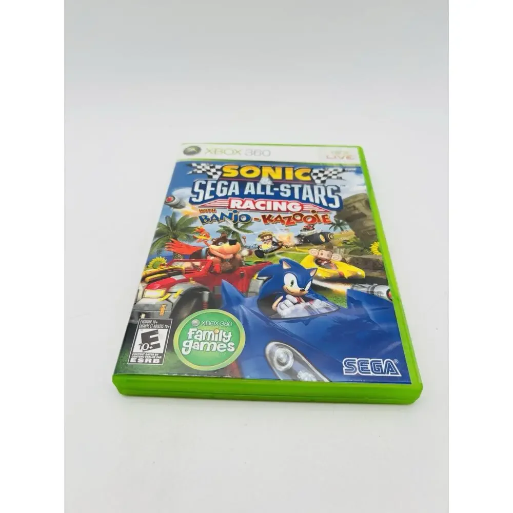 Sonic & Sega All-Stars Racing With Banjo-Kazooie Xbox 360 CIB Tested Works VG